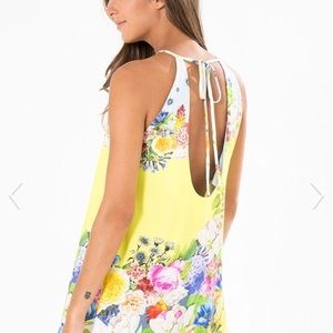 Farm Rio floral print mini dress